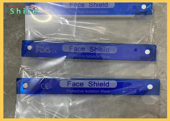 Transparent PET Film Application Clear Full Face Shield Anti Droplet