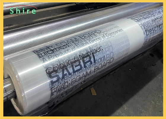 투명한 알루미늄 50MM 카펫 보호 시트 보호하는 플라스틱 시트